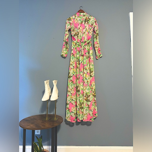 Floral Print 💐Long Sleeve Maxi Dress - Picture 2 of 5